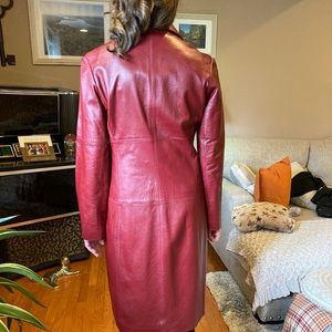 Shin Choi Red Leather Jacket